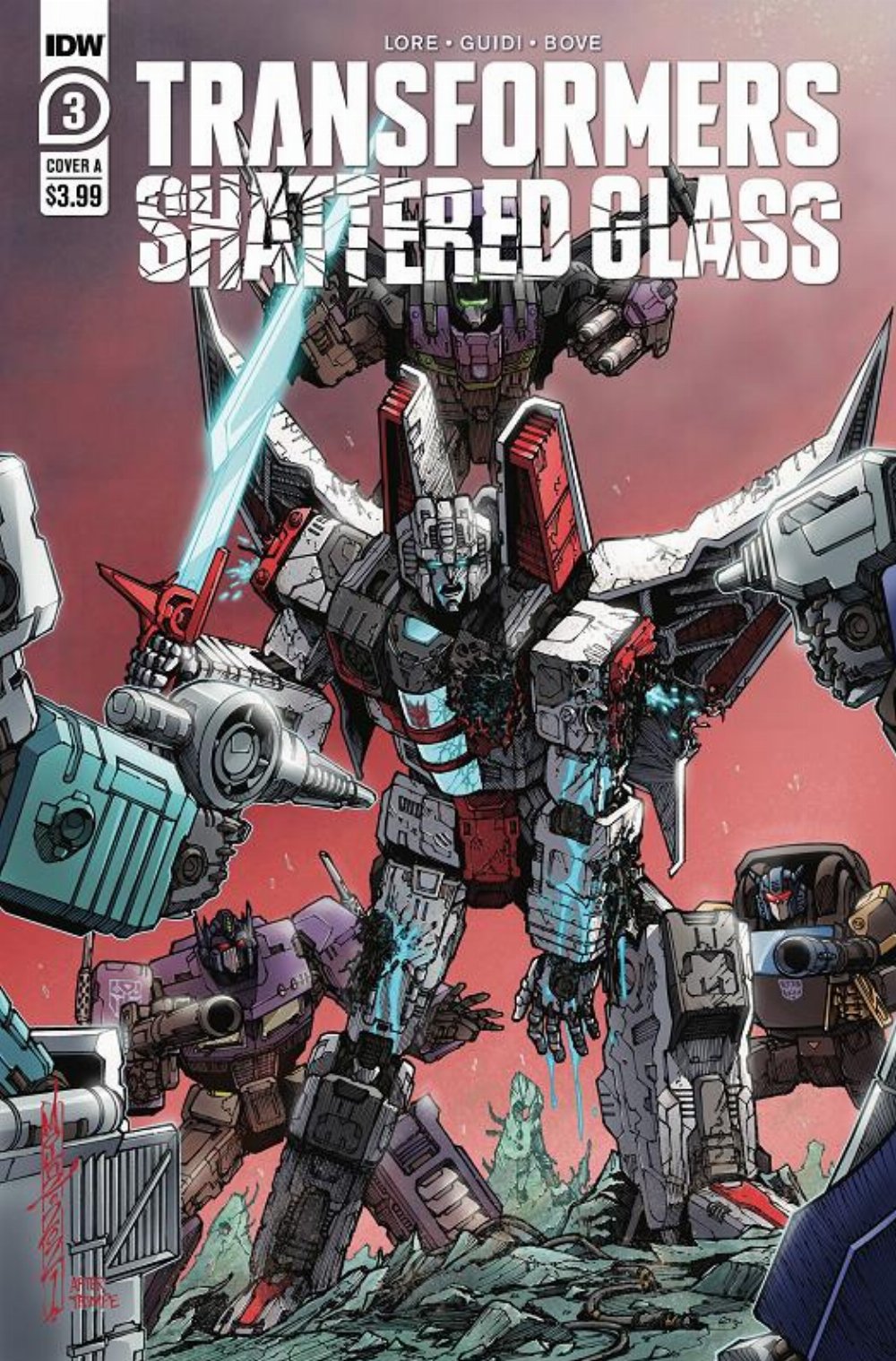 Τεύχος Κόμικ Transformers Shatterd Glass #3 (OF 5)