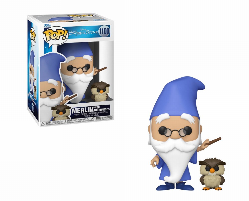 Φιγούρα Funko POP! Disney: Sword in the Stone – Merlin with Archimedes #1100