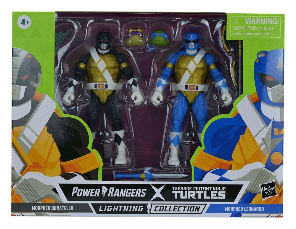 Power Rangers x TMNT: Lightning Collection – Morphed Donatello & Morphed Leonardo 2-Pack Φιγούρα Δράσηςs (15cm)