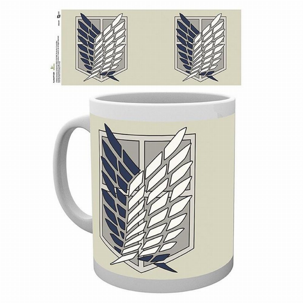 Attack on Titan – Badge Κεραμική Κούπα (320ml)
