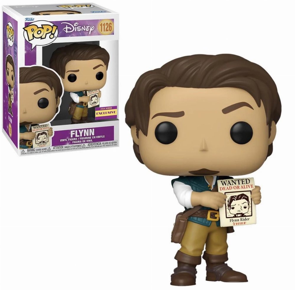 Φιγούρα Funko POP! Disney: Tangled – Flynn (Wanted Poster) #1126 (Exclusive)