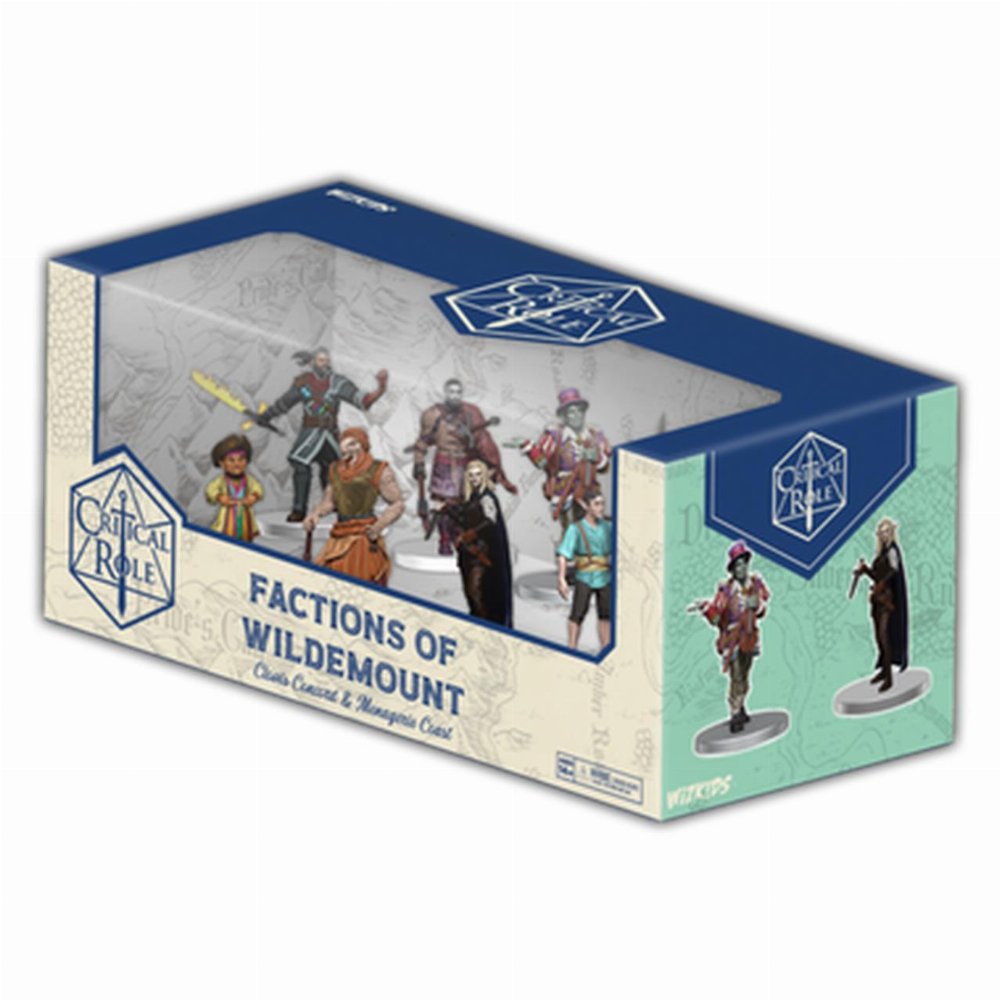 D&D Critical Role: Factions of Wildemount – Clovis Concord & Menagerie Coast Miniature Box Set