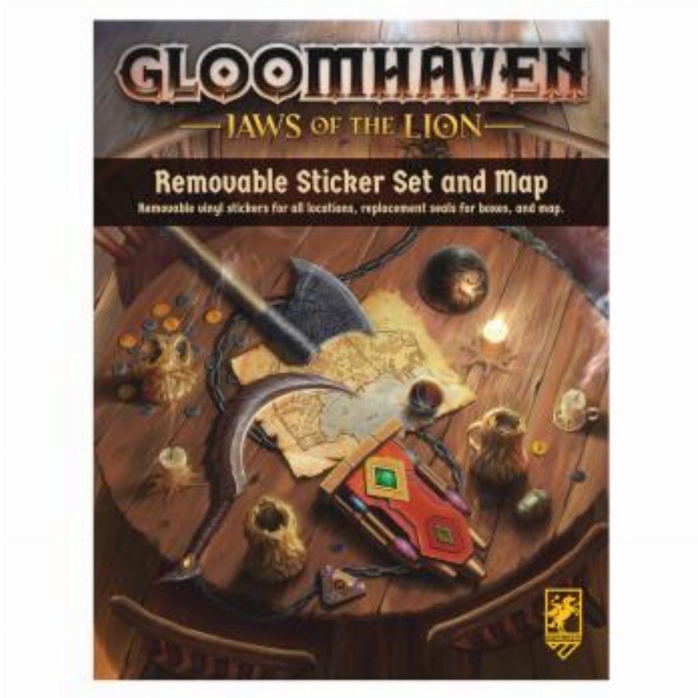 Gloomhaven: Jaws of the Lions – Map & Removable Sticker Set