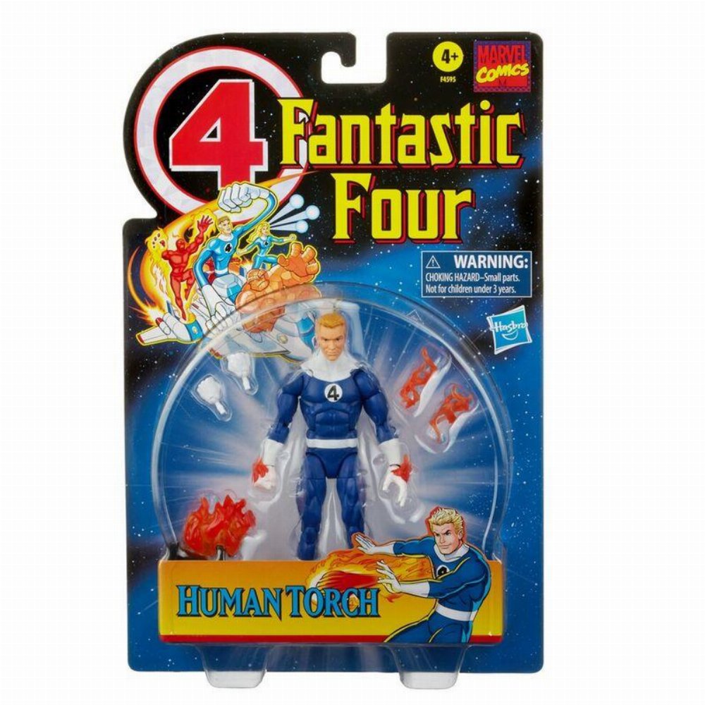 Φιγούρα Fantastic Four: Retro Collection – The Human Torch (Version 2) Action Figure (10cm)
