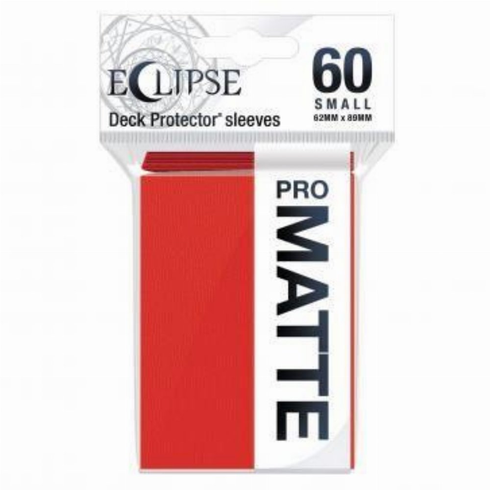 Ultra Pro Japanese Small Size Card Sleeves 60ct – PRO-Matte Red