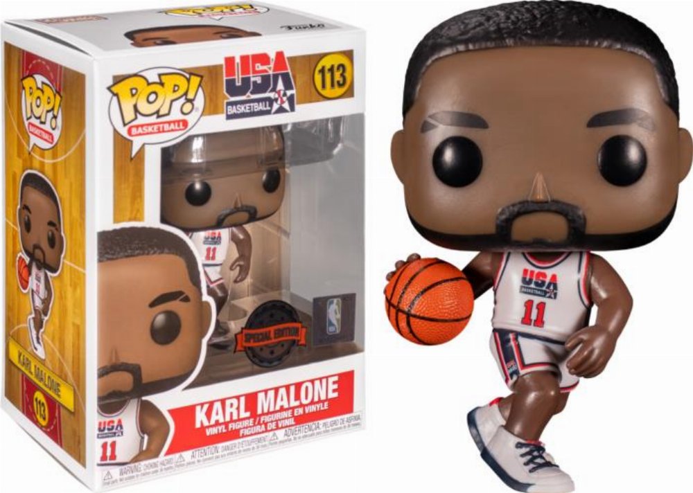 Φιγούρα Funko POP! NBA: Team USA – Karl Malone #113 (Exclusive)