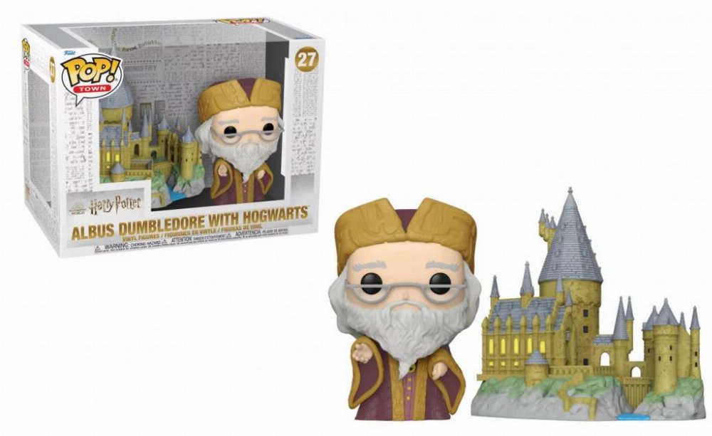 Φιγούρα Funko POP! Town: Harry Potter – Albus Dumbledore with Hogwarts #27
