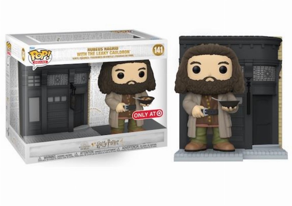 Φιγούρα Funko POP! Harry Potter: Diagon Alley Assemble – The Leaky Cauldron with Hagrid #141 (Exclusive)