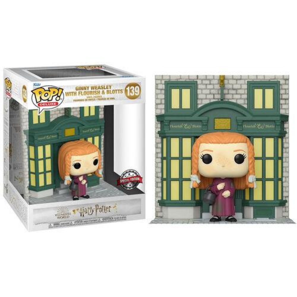 Φιγούρα Funko POP! Harry Potter: Diagon Alley Assemble – Flourish & Blotts Storefront with Ginny #139 (Exclusive)