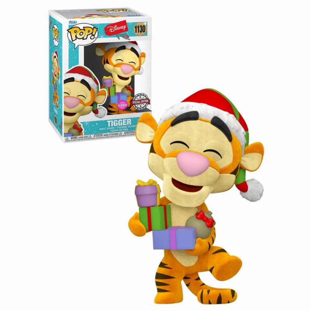 Φιγούρα Funko POP! Winnie the Pooh: Holiday – Tigger (Flocked) #1130 (Exclusive)