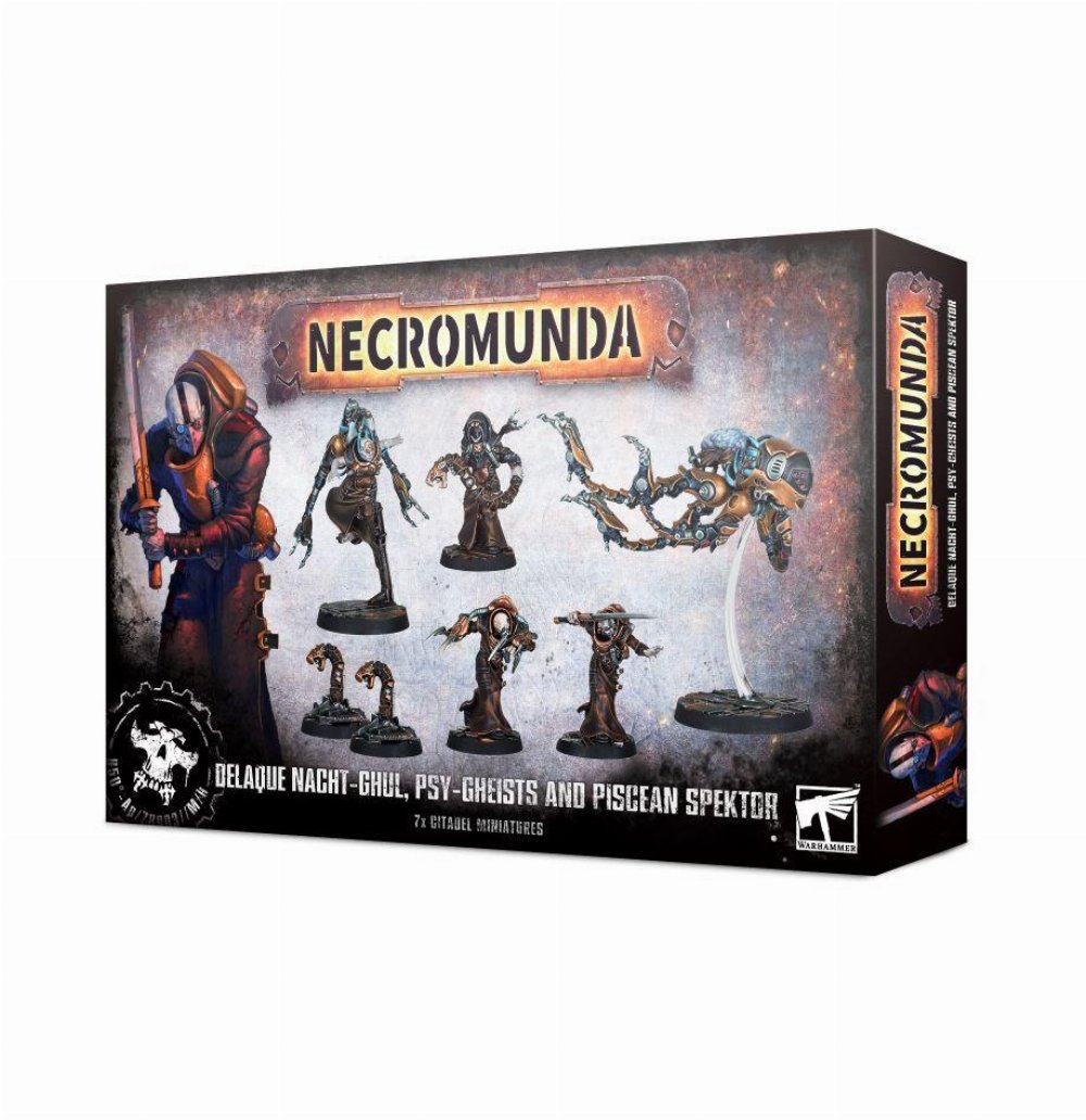 Necromunda – Delaque Nacht-Ghul, Psy-Gheists and Piscean Spektor Gang