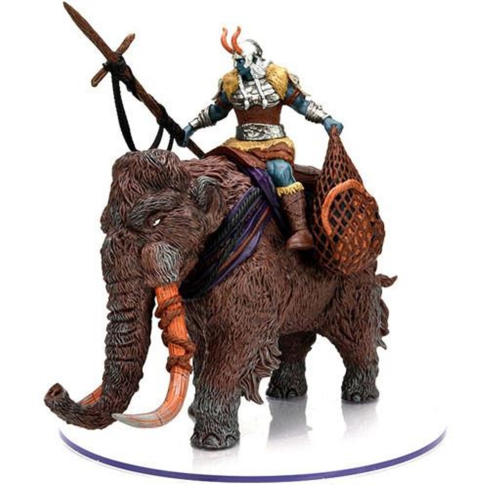 D&D Icons of the Realms – Snowbound Frost Giant and Mammoth Premium Miniature