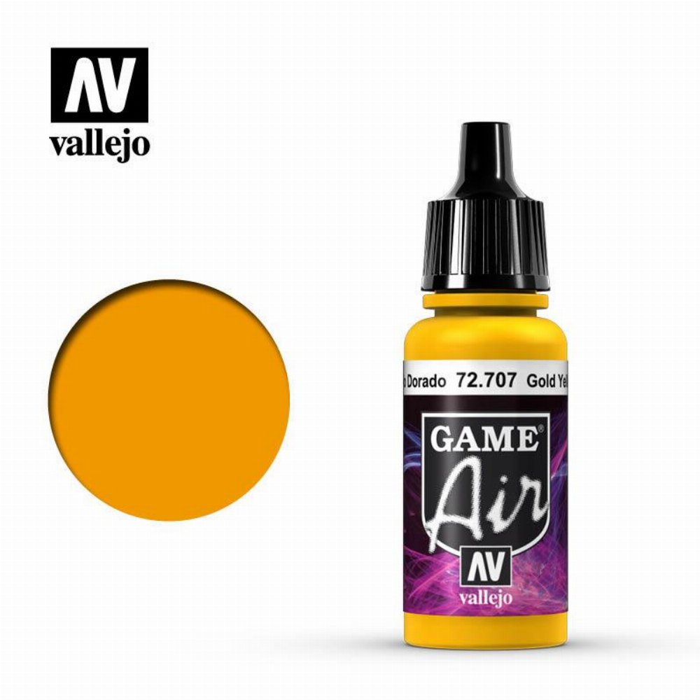Vallejo Air Color – Gold Yellow Χρώμα Μοντελισμού (18ml)
