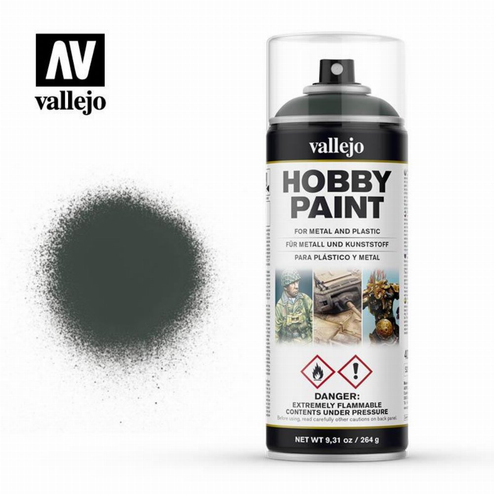 Vallejo Spray – Dark Green Χρώμα Μοντελισμού (400ml)
