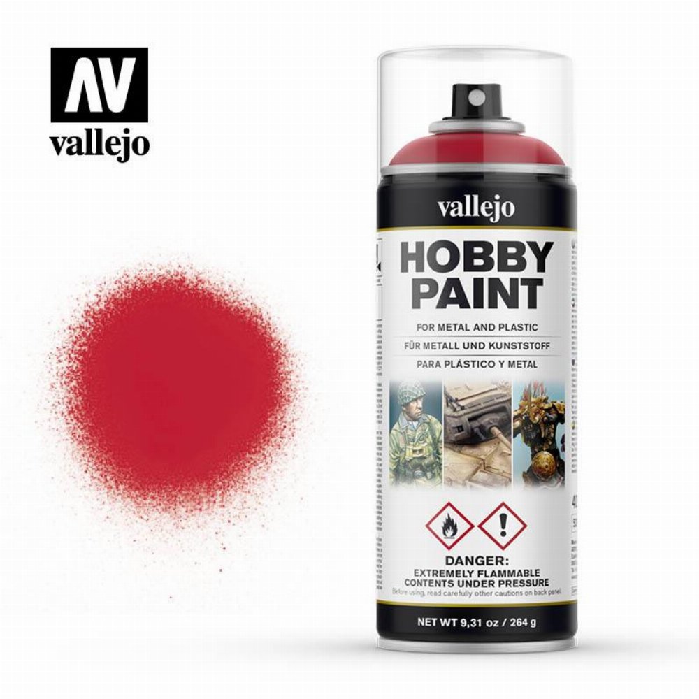 Vallejo Spray – Bloody Red Χρώμα Μοντελισμού (400ml)