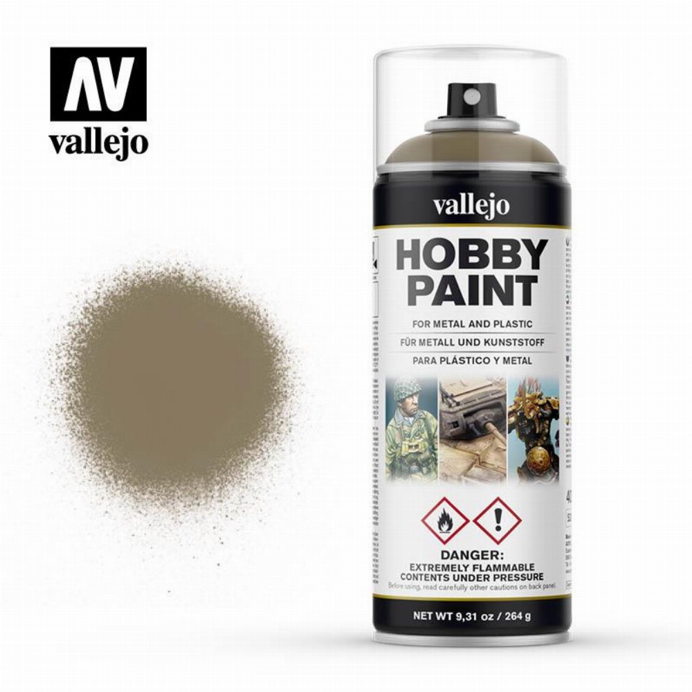 Vallejo Spray – US Khaki Χρώμα Μοντελισμού (400ml)
