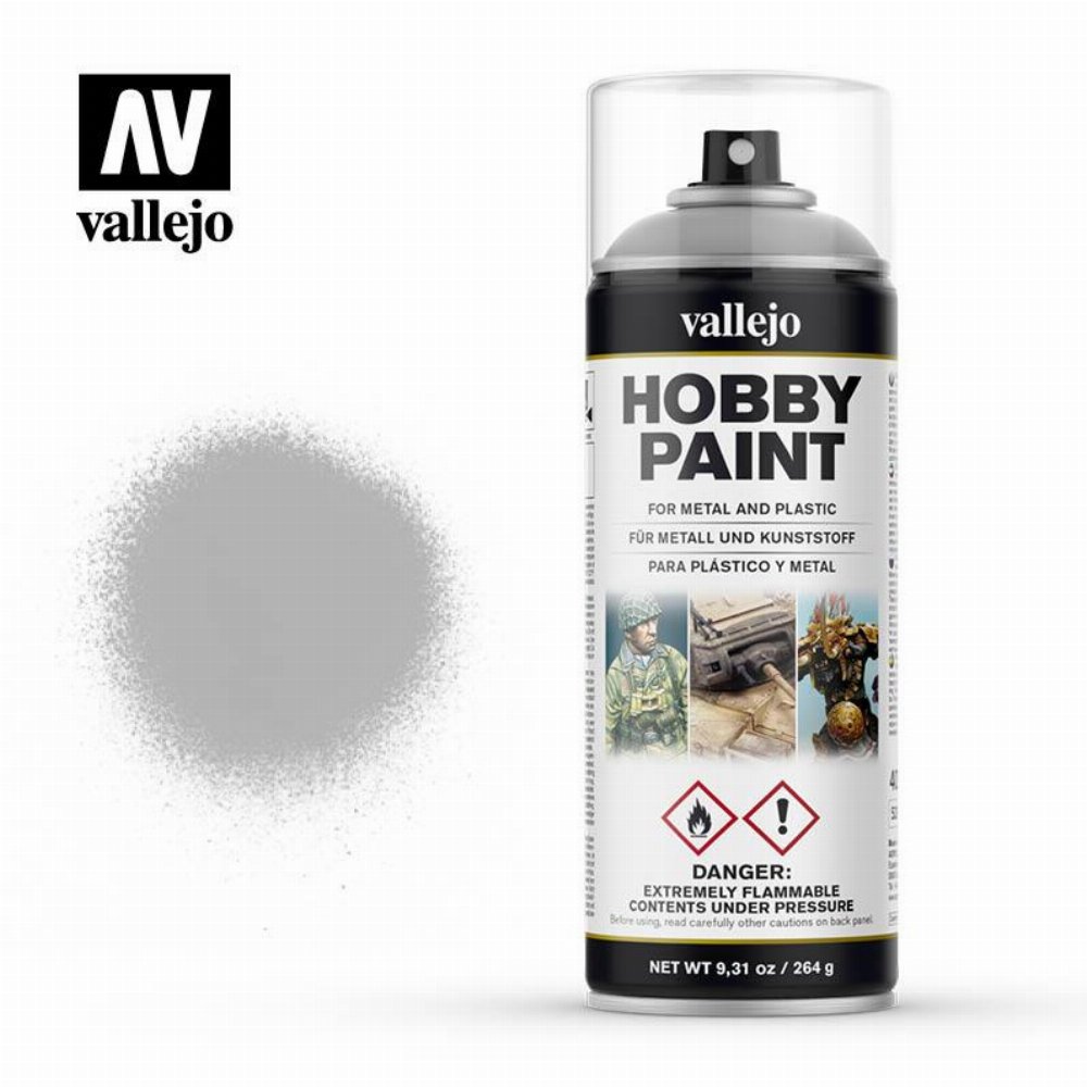 Vallejo Spray – Grey Χρώμα Μοντελισμού (400ml)