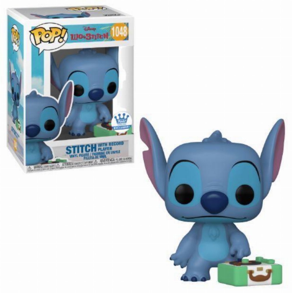 Φιγούρα Funko POP! Disney: Lilo & Stitch – Stitch with Record Player #1048 (Exclusive)