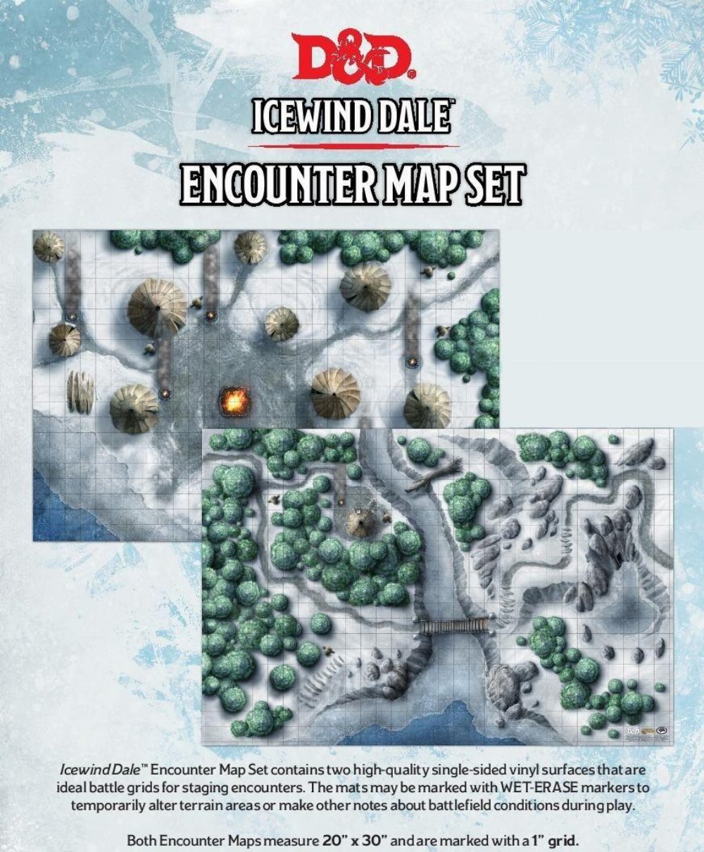 Dungeons & Dragons 5th Edition – Icewind Dale: Map Set