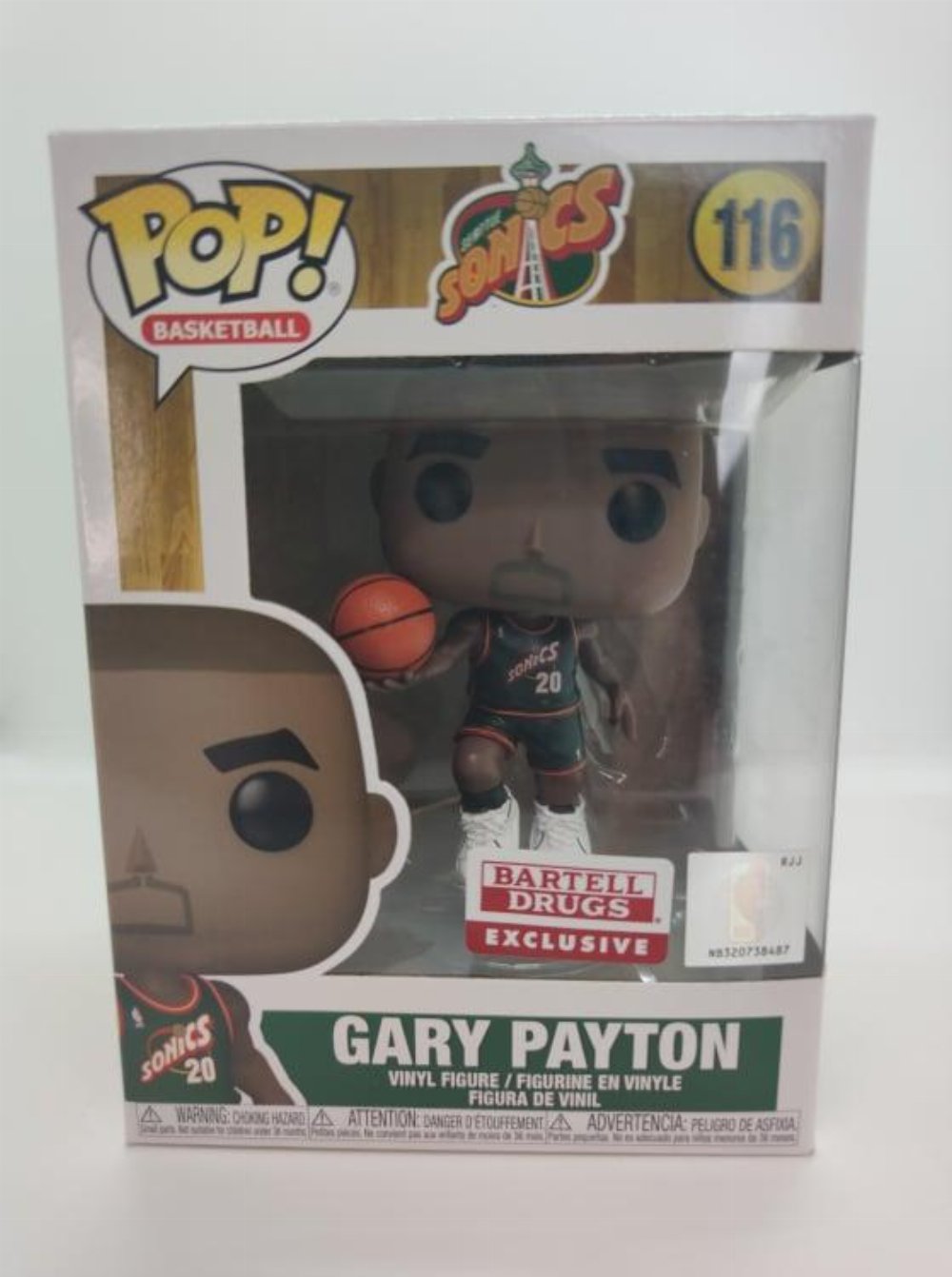 Φιγούρα Funko POP! NBA: Legends – Gary Payton (Sonics Road Jersey) #116 (Bartell Drugs Exclusive)