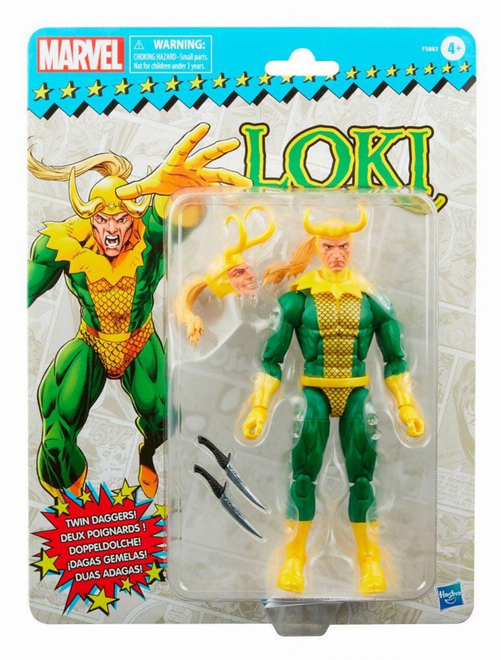Φιγούρα Δράσης Marvel Legends: Retro Collection – Loki (15cm)