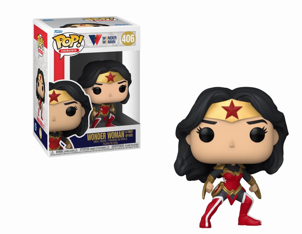 Φιγούρα Funko POP! DC Heroes: Wonder Woman 80th Anniversary – Wonder Woman (A Twist of Fate) #406