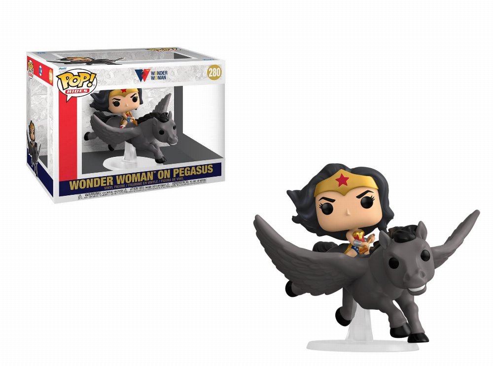 Φιγούρα Funko POP! Rides: Wonder Woman 80th Anniversary – Wonder Woman on Pegasus #280