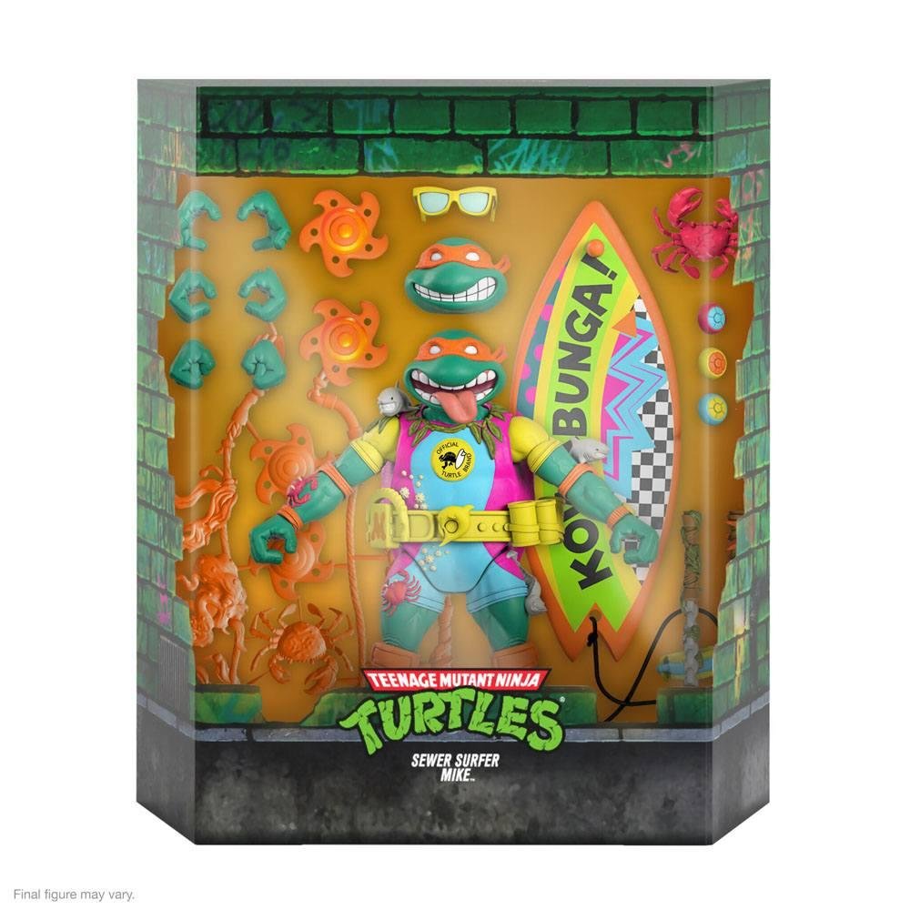 Teenage Mutant Ninja Turtles: Ultimates – Sewer Surfer Mike Φιγούρα Δράσης (18cm)