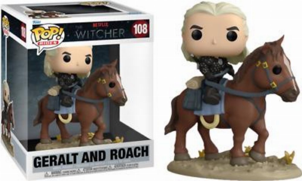 Φιγούρα Funko POP! Rides: The Witcher – Geralt on Roach #108 (Exclusive)