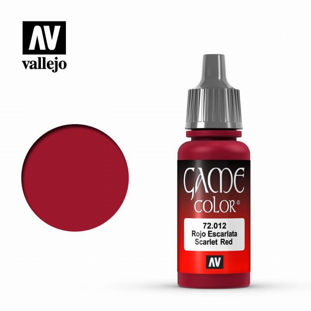 Vallejo Color – Scarlet Red Χρώμα Μοντελισμού (18ml)