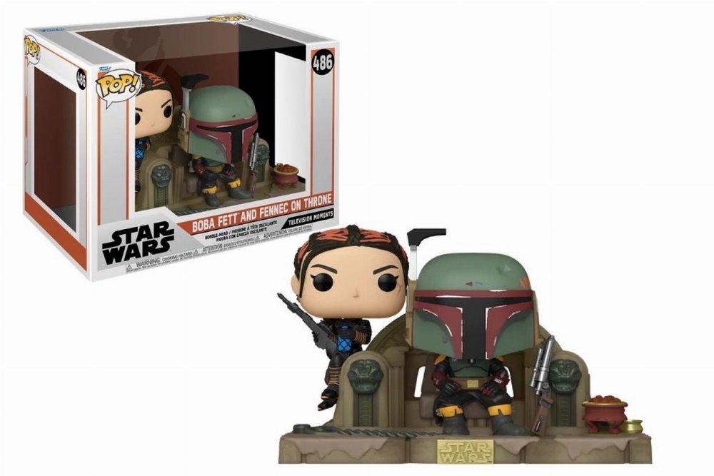 Φιγούρα Funko POP! Moments: Star Wars: The Mandalorian – Boba Fett and Fennec Shand #486