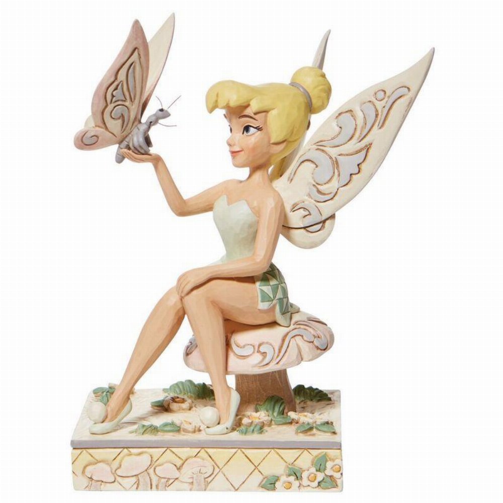 Disney: Enesco – White Woodland Tinker Bell Statue (15cm)