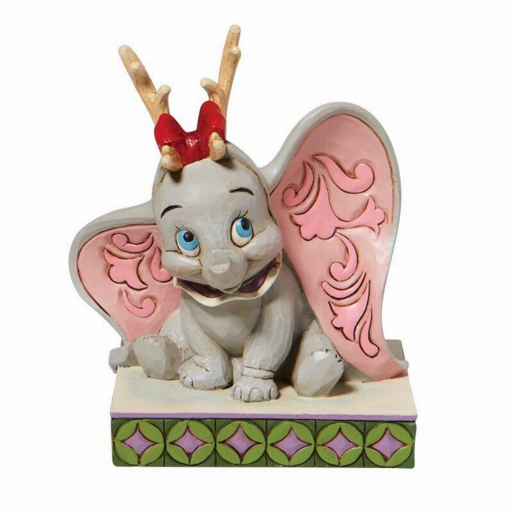 Φιγούρα Dumbo: Enesco – Dumbo as a Reindeer Statue (10cm)