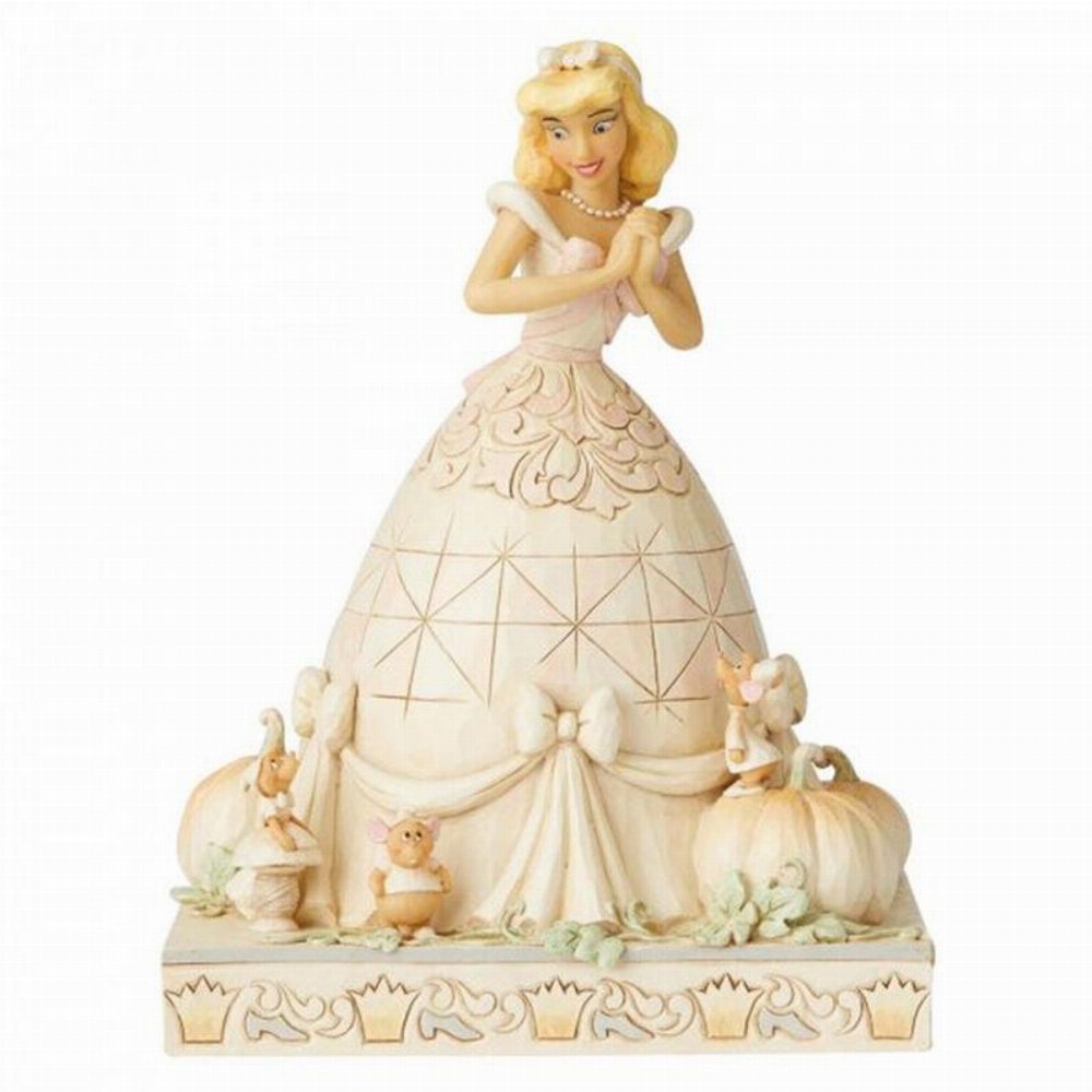 Disney: Enesco – Cinderella White Woodland Statue (20cm)