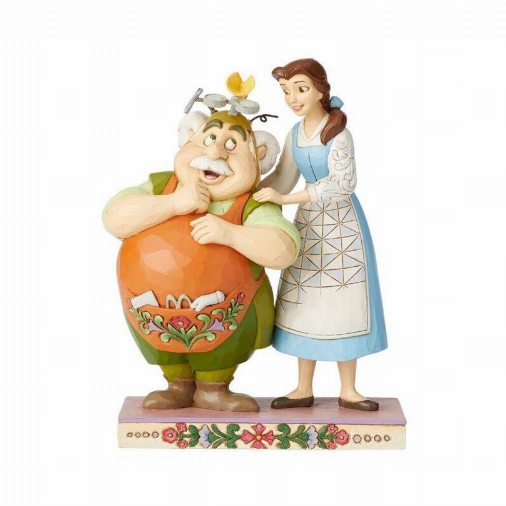Beauty and the Beast: Enesco – Belle And Maurice Statue (23cm)