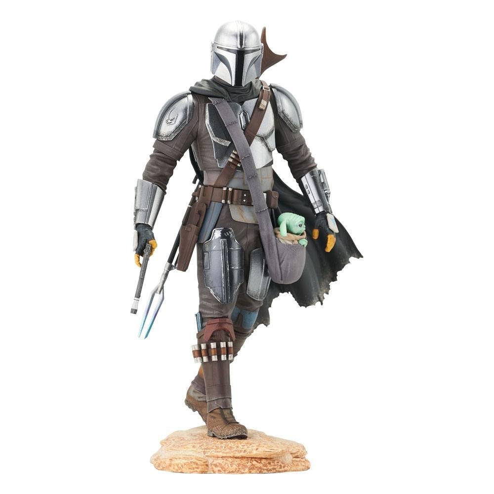 Star Wars: The Mandalorian Premier Collection – The Mandalorian with Child Φιγούρα Αγαλματίδιο (25cm) LE1000