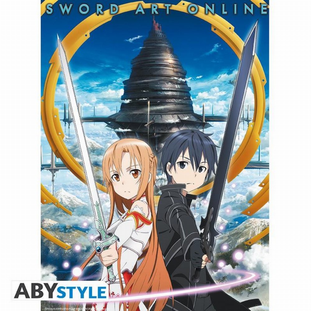 Αυθεντική Αφίσα Sword Art Online – Asuna & Kirito Poster (52x38cm)