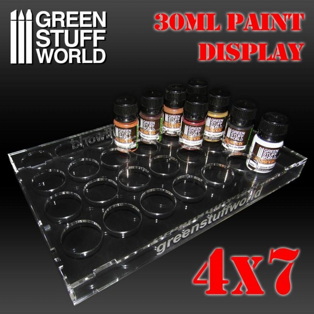 Green Stuff World – Paint Display (4×7)