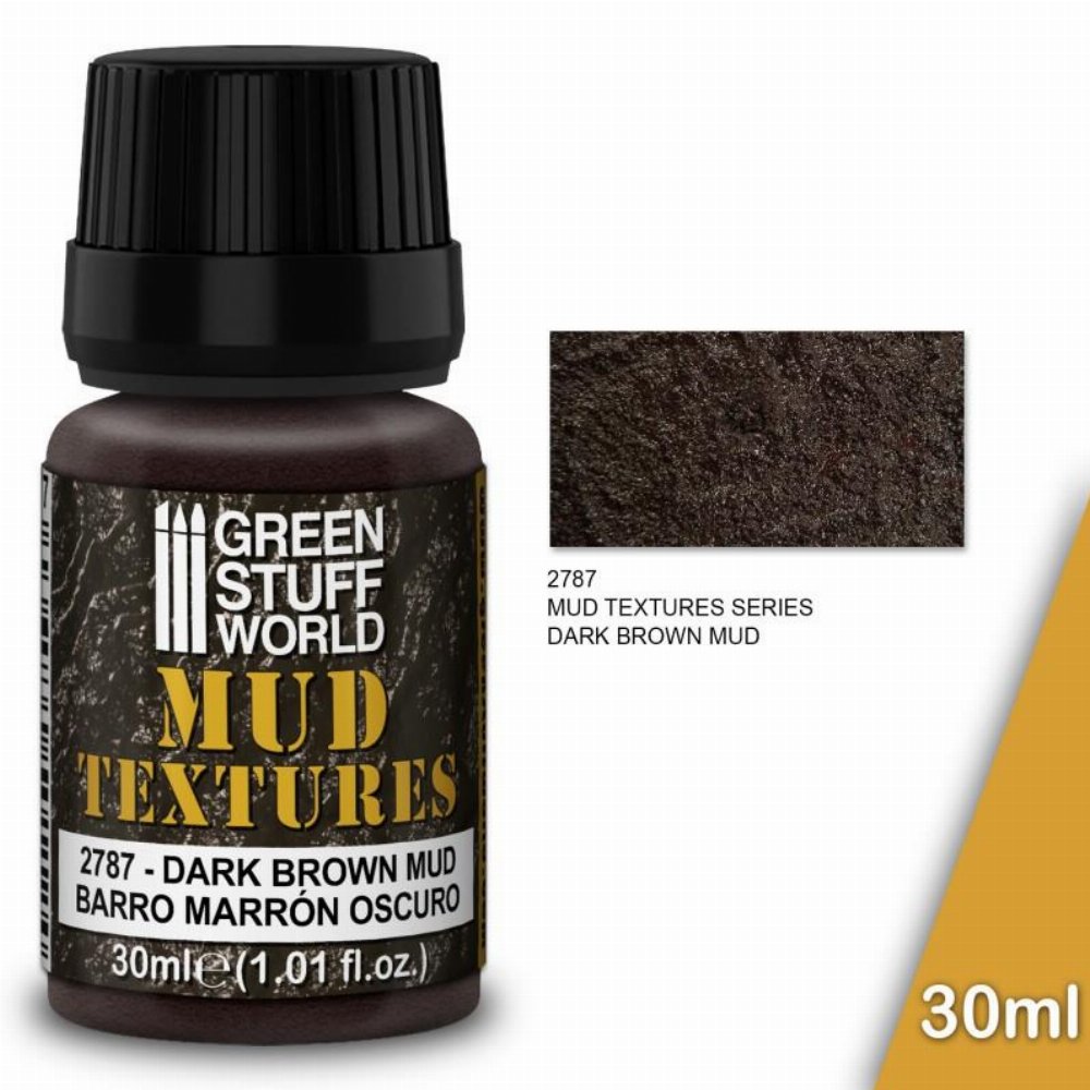 Green Stuff World Texture – Dark Brown Mud (30ml)