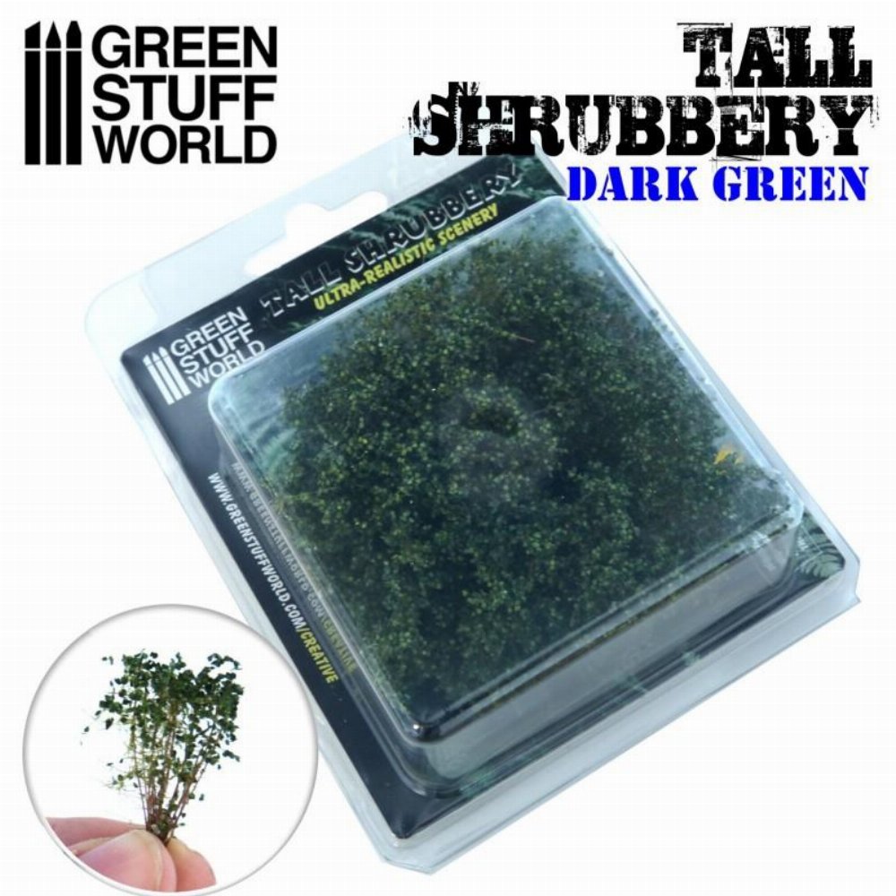 Green Stuff World – Tall Shrubbery (Dark Green)
