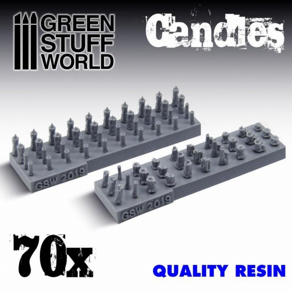 Green Stuff World – 70x Resin Candles