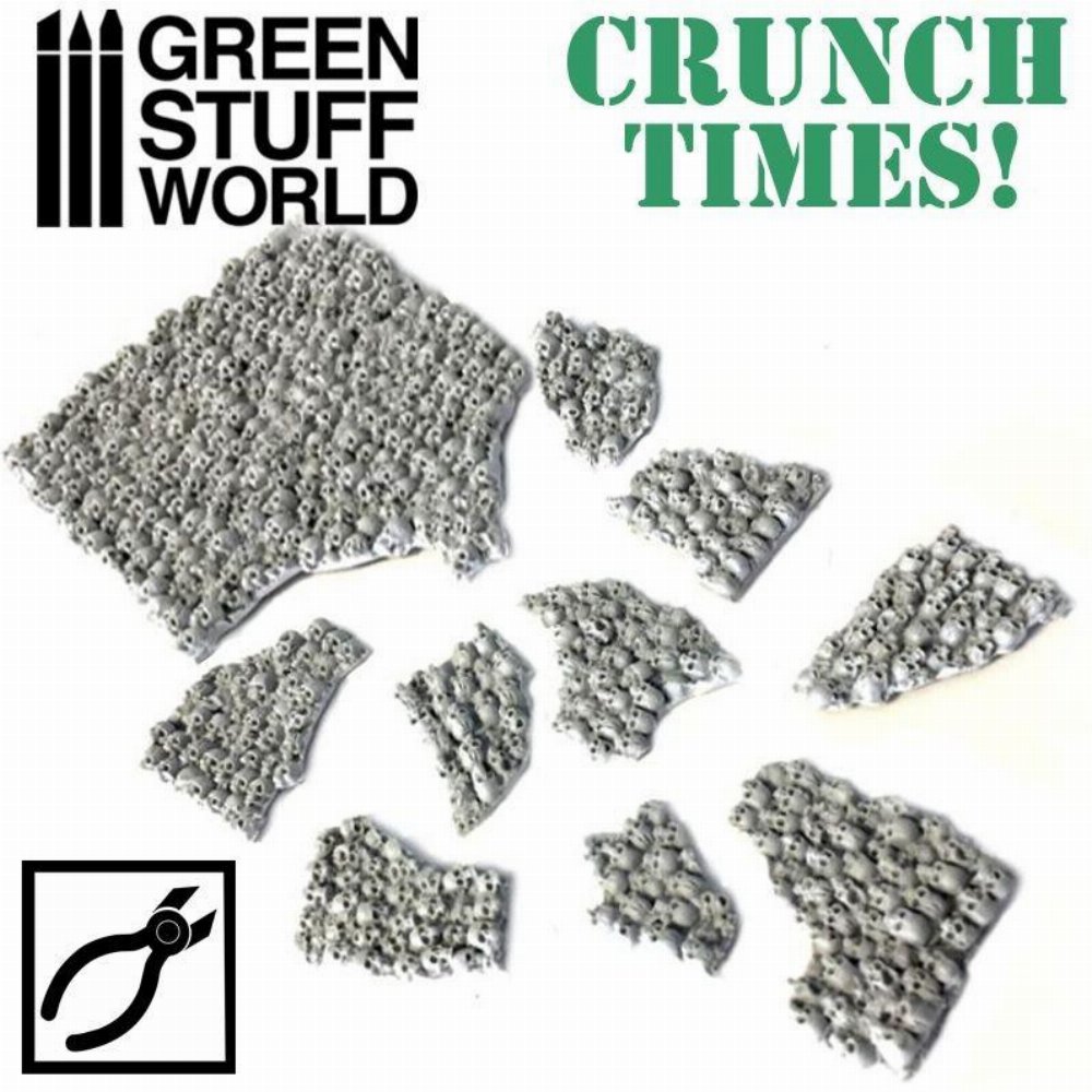 Green Stuff World – Crunch Times! Stacked Skull Plates