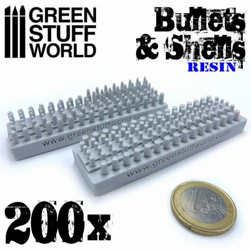 Green Stuff World – 200x Resin Bullets and Shells