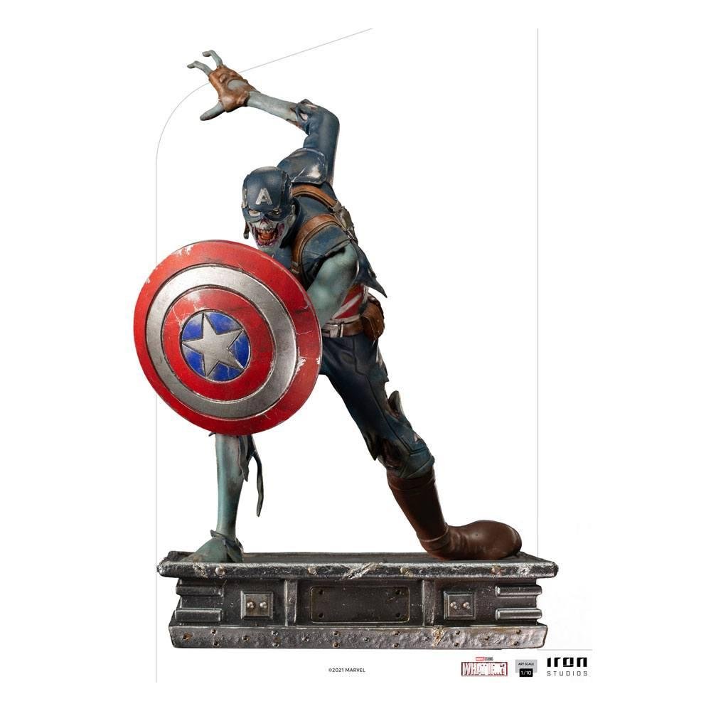 Φιγούρα Marvel: What If – Zombie Captain America BDS Art Scale 1/10 Statue (22cm)