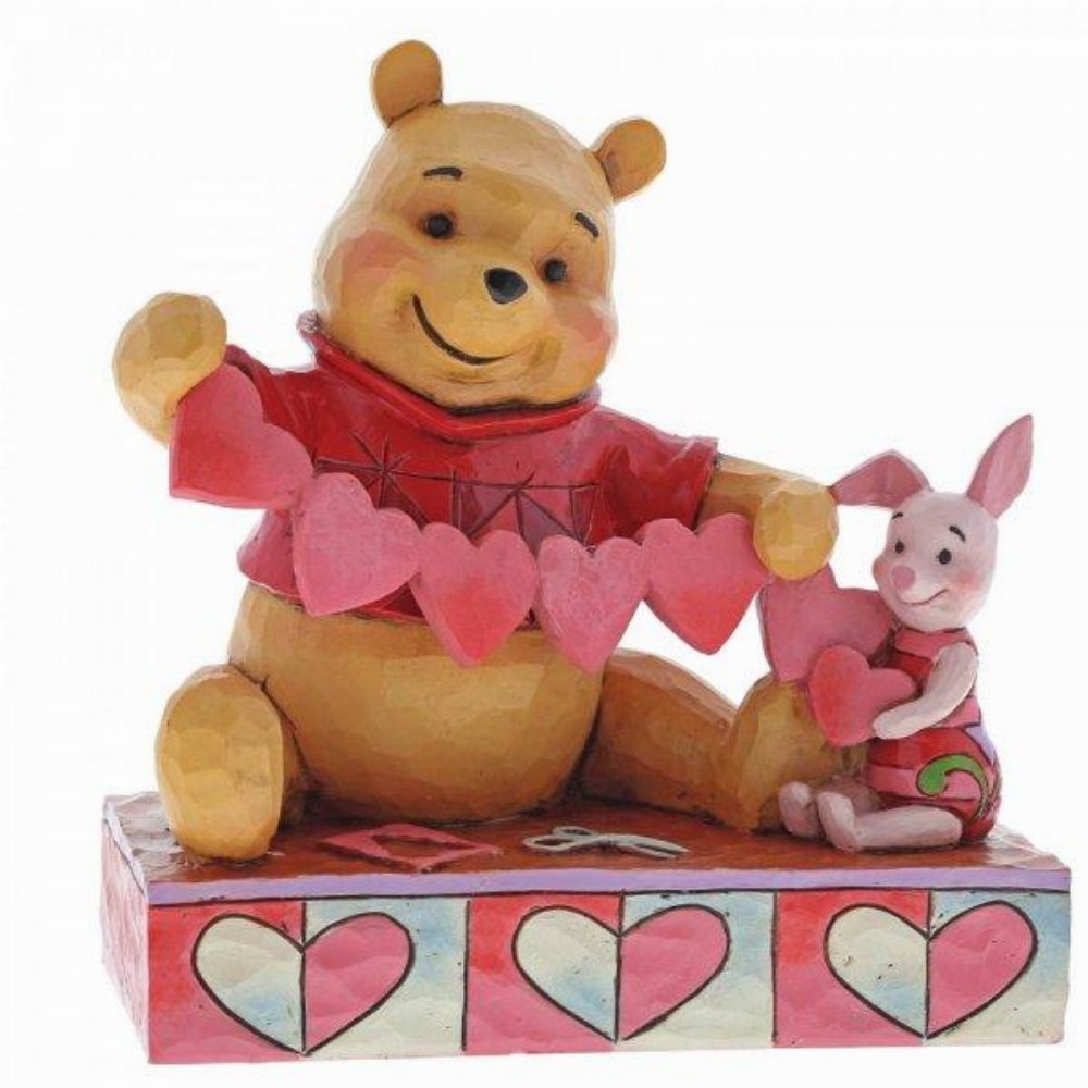 Pooh and Piglet: Enesco – Handmade Valentines Φιγούρα Αγαλματίδιο (14cm)