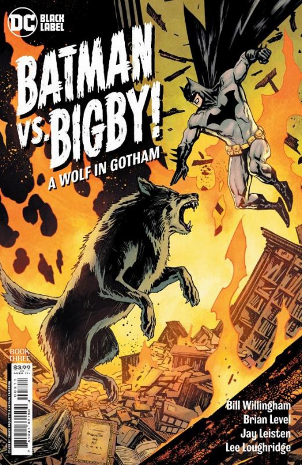 Τεύχος Κόμικ Batman Vs. Bigby! A Wolf In Gotham #3 (Of 6)