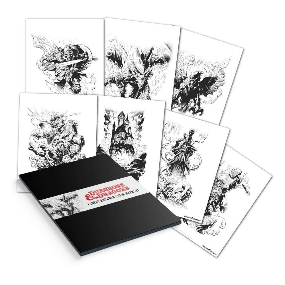 Dungeons & Dragons – Lithograph 7-Pack Set (36x28cm)