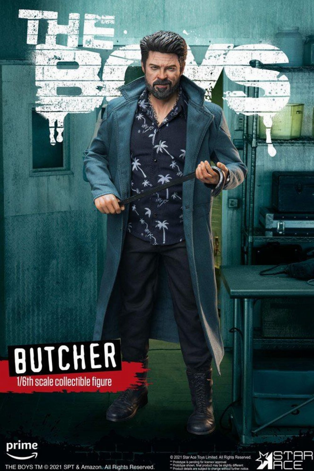 Σώμα Δίωξης Υπερηρώων – Billy Butcher (Normal Version) Action Figure (30cm)