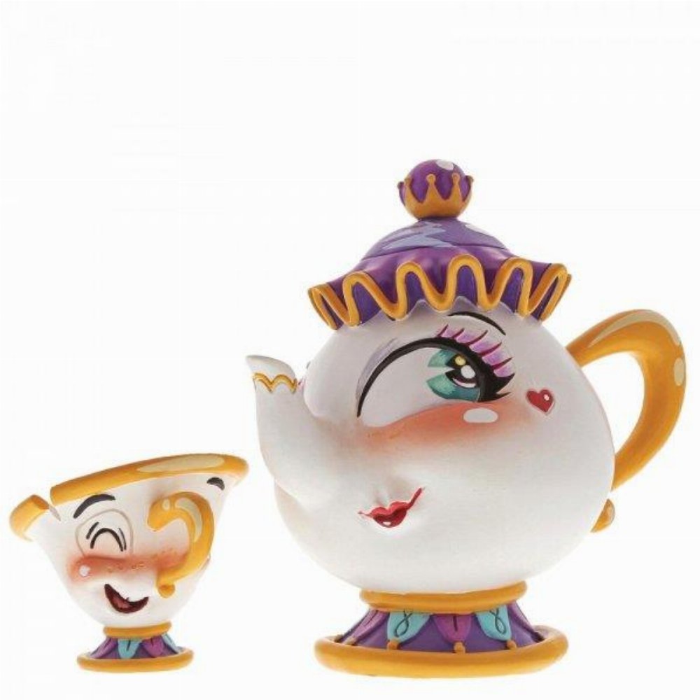 Beauty and the Beast: Enesco – Miss Mindy Mrs Potts and Chips Φιγούρα Αγαλματίδιο (10cm)