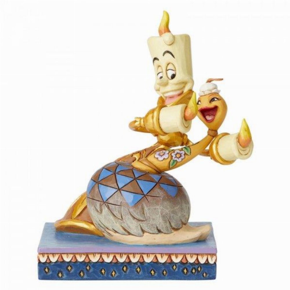 Romance by Candlelight: Enesco – Lumiere and Feather Duster Φιγούρα Αγαλματίδιο (25cm)